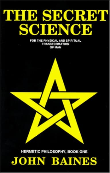 The Secret Science — front cover